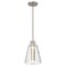Nuvo Aura, 7 Inch LED Pendant, Brushed Nickel, K9 Bubble Crystal, 3000K CCT 62/2191 - alternate 2